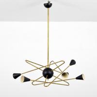 Chandelier, Manner of Gino Sarfatti - Sold for $1,750 on 05-02-2020 (Lot 145).jpg